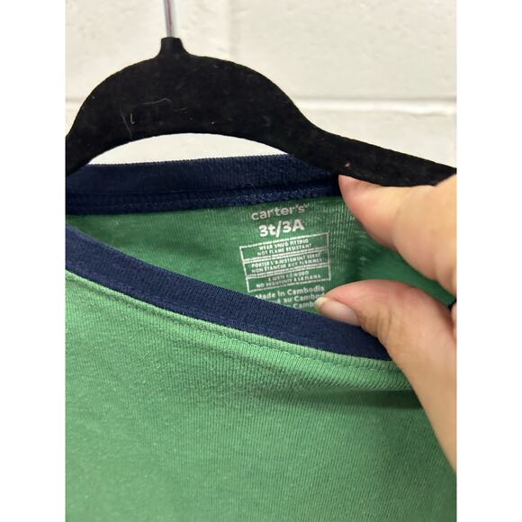 Carters 3t Boys Alligator Pajama Set - Picture 4 of 4
